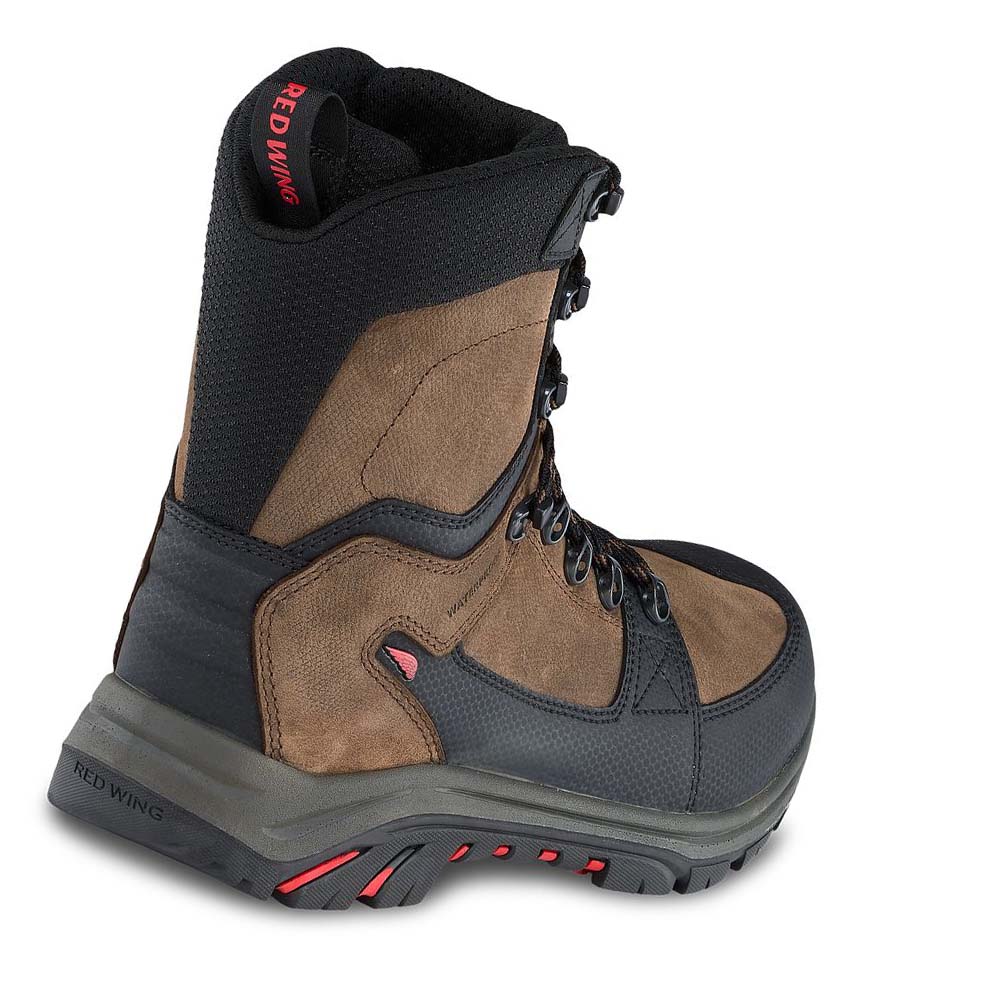 Red Wing Tradesman 8-inch Insulated, Waterproof Men's Safety Boots Brown | ZA 314AHK